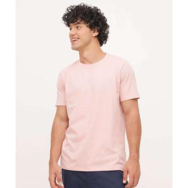 Imagem de Camiseta Masculina Básica Manga Curta MR-24039, Rosa, G