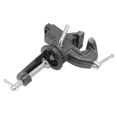 Imagem de HEEPDD Torno de Bancada, para Marcenaria, Fabricação de Joias, Torno de Mesa Pequeno Ajustável de 360 ​​graus, de Bancada Giratório, Braçadeira de Aço Fundido, Renovação de Casa