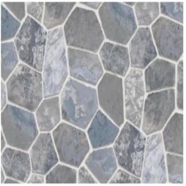 Imagem de Papel de Parede 5MX45CM PVC Pedras Cinzas