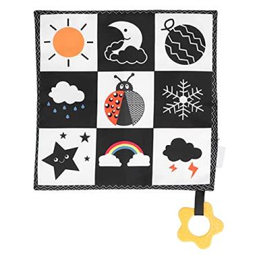 Imagem de SIWOTED Bebê Calmante Cobertor de Segurança Recheado Cobertor Animal Quadrado com Sino Mordedor para Criança (Estilo joaninha)