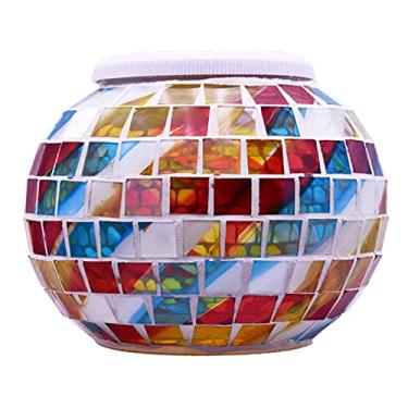 Imagem de Lâmpada Solar Mosaic - com Mudança de Cor LED para Jardim Luz Decorativa Gramado Decoração Varanda e Festas
