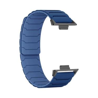 Imagem de Pulseira Magnética De Silicone Para Xiaomi MiBand 8 pro 9 pro Redmi Wa