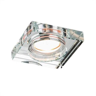 Imagem de 9 Spot Embutido Cristal Espelhado Quadrado Mr16 Gu10 Ac593