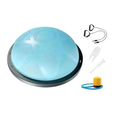 Imagem de Qraatosi Bola de Equilíbrio para Exercícios de Fortalecimento Do Core, Bola de Equilíbrio Multifuncional, Equipamento de Treino Completo para Casa E Academia, Azul