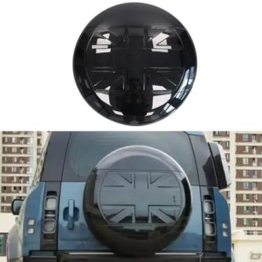 Imagem de Acessórios de modificação de tampa de pneu sobressalente para carro Capa de pneu para porta traseira compatível com Defender 2020-2024 Kit de carroceria de peça externa