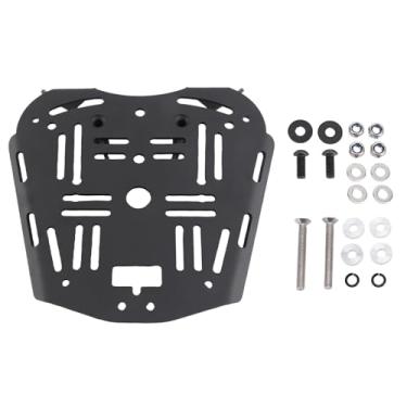 Imagem de aqxreight Placa de Base Inferior da Caixa Traseira, Aço Carbono Removível, Rack de Bagagem Traseiro, Placa de Montagem, Substituição para Zontes 368g 501g