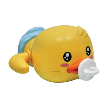 Imagem de Brinquedo Patinho Nadador a Corda para Bebê com Cor da Fralda Sortida BB3008 - PoliBrinq