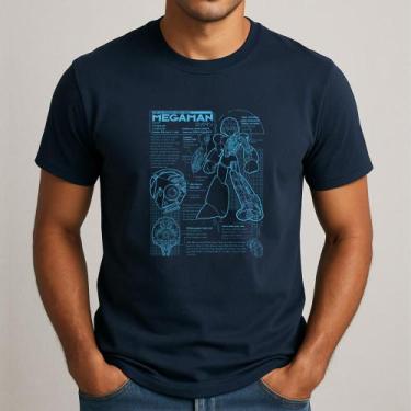 Imagem de Camiseta MEGA MAN PROJECT Tradicional, GG, Preto