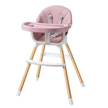 Imagem de Cadeira de Refeição Alimentação para Bebê até 15kg e Altura Ajustável Premium Multmaxx (Rosa)