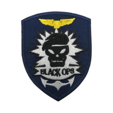 Imagem de Emblema Tático De Bordado De 8,5CM Com tiras autocolantes, Distintivos