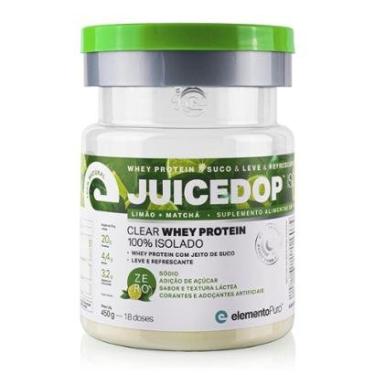 Imagem de Juicedop 450g Whey Protein Isolado Elemento Puro - Limão com Matchá-Unissex