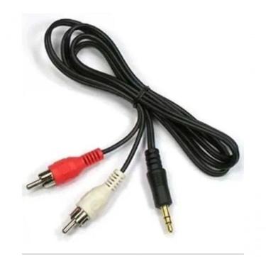 Imagem de Cabo Auxiliar P2 Macho X Rca Macho Audio 1,5M Som
