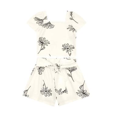 Imagem de Conjunto infantil menina florido Mundi