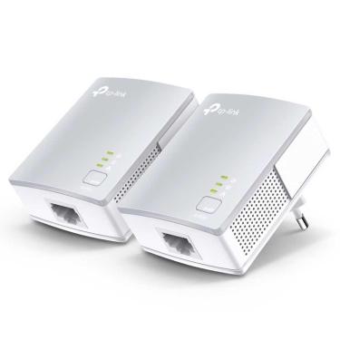 Imagem de Repetidor Wireless Tp-link Powerline Tl-pa4010kit - 2 Tomadas - 600mbps - Prata E Branco