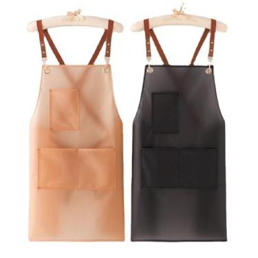 Imagem de Avental TPU impermeável para mulheres transparente resistente a óleo -