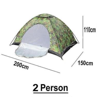 Imagem de Barraca de acampamento Hmwy-2 pessoas com camuflagem impermeável portá
