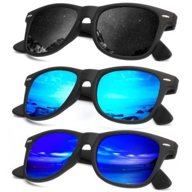 Imagem de Óculos de sol KALIYADI com acabamento fosco polarizado com bloqueio UV