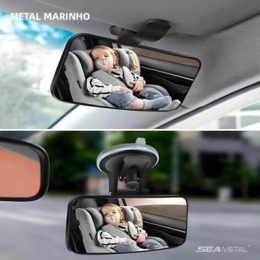 Imagem de Espelho Auxiliar Para Bebês SEAMETAL Rotativo 360 Graus Para Interior 