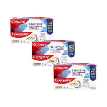 Imagem de Kit 3 Pack Creme Dental Colgate Total Original Mint Prevenção Ativa 90