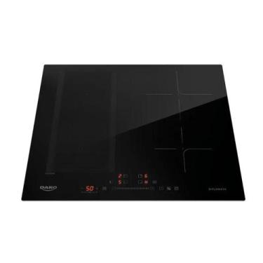 Imagem de Cooktop de Indução 4 Bocas Dako Diplomata com Zona Flexível e Vidro Ce