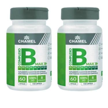 Imagem de Complexo B Max  (Vitaminas B1, B2, B3, B5, B6, B7, B9 e B12) - 2 frasc