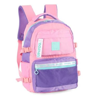 Imagem de Mochila Escolar Juvenil Costas Up4you Compartimento Notbook