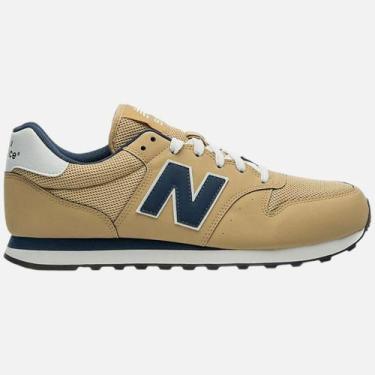 Imagem de Tenis New Balance 500v2 Nb Masculino Casual Mesh, Bege, 38