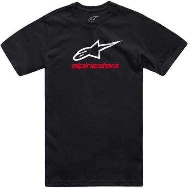 Imagem de Camiseta Alpinestars Always 2.0 Preto Branco Vermelho, 2XL/GGG