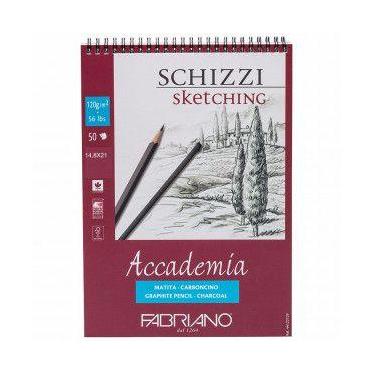 Imagem de Bloco Accademia Fabriano 120g/m² 14,8X21cm 50FL