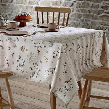 Imagem de Toalha de mesa dol clean athenas estampada 140x140cm - esmeralda 01 - 