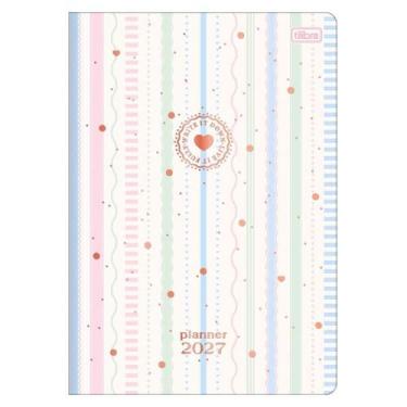 Imagem de Agenda Planner Soho 2027 Grampeado 20 Folhas Listras Vertical - Tilibr