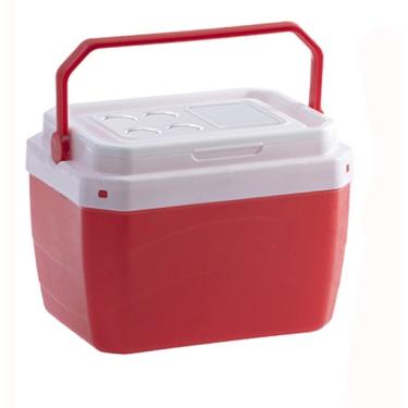 Imagem de Caixa termica de plastico vermelho 40l 50,5X41X37cm