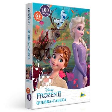 Imagem de Quebra Cabeça 100 Pcs Encapado Frozen 2 Disney Toyster