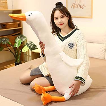 Imagem de suhang 1 Peça 70-160 Cm Adorável Ganso Pelúcia Travesseiro de Dormir Animal Macio Para