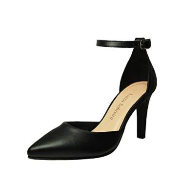 Imagem de Sandália Scarpin Salto Alto Fino Luiza Sobreira Preto Mod. 1060