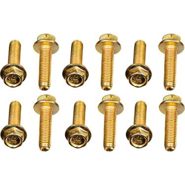 Imagem de APDTY 103944 Parafuso de exaustão anticorrosão (conjunto de 12; M8-1.25; Grau 10.9) (ajuste direto para os modelos listados na tabela de compatibilidade)