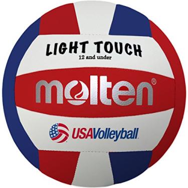 Imagem de Molten MS240-3 Light Touch Voleibol, Vermelho/Branco/Azul