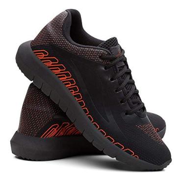 Imagem de Tênis Masculino SPEED Confort Urban Academia - Preto/Vermelho - 40