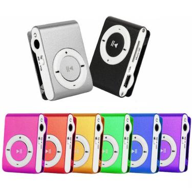 Imagem de Mini MP3 Player portátil  Clip-Type  MP3 Sport  Stereo Music Player  Walkman Media Speaker  Suporte