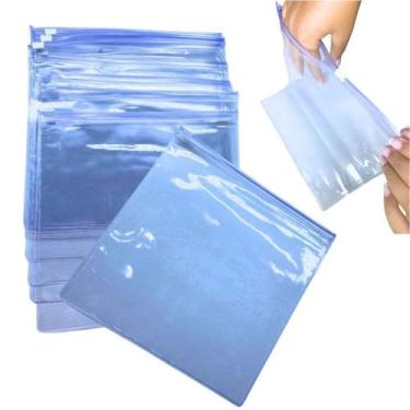 Imagem de Embalagem Multiuso PVC Cristal com Zíper 18x18cm Kit 30unds - Embalage