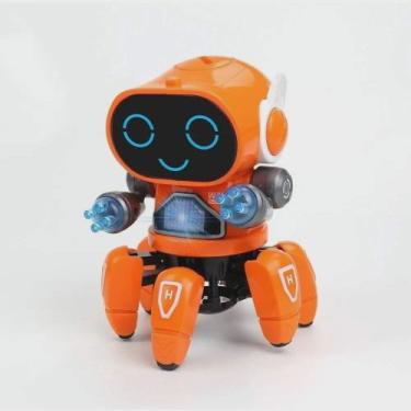 Imagem de Brinquedo Robô Dançante Para Crianças, Com Luzes Piscando! - DM TOYS