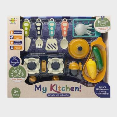 Imagem de Brinquedo Conjunto de Utensílios Cozinha Completa - Toy King