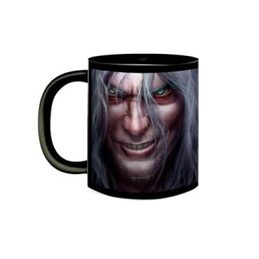 Imagem de Caneca de Porcelana Lich King Warcraft Personagem Dota 2 - VilelaGG