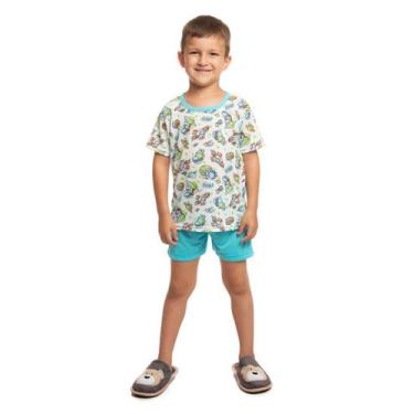 Imagem de Pijama Foguetinho - VD Kids, Branco, 06