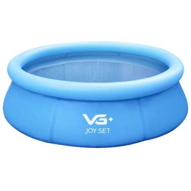 Imagem de Piscina Inflável Joy Set 2490l Circular 240cm Azul Vg Plus