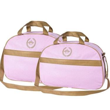 Imagem de Kit Bolsa Maternidade Basic Rosa 2 Peças M e G - Talismã