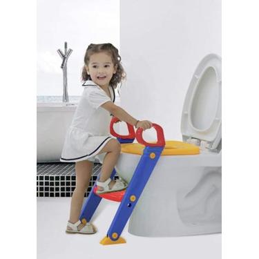Imagem de Redutor Escadinha Infantil Colorido Baby Style Desfralde Inteligente -