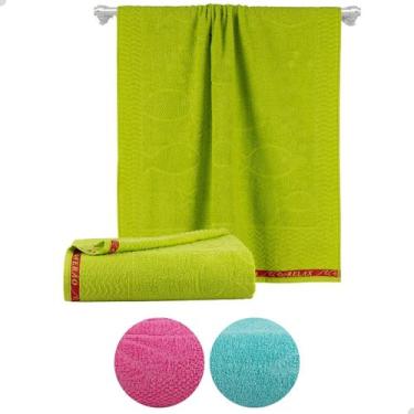 Imagem de Toalha De Praia Piscina Felpuda 100% Algodão Seca Rápido - Dianneli, V