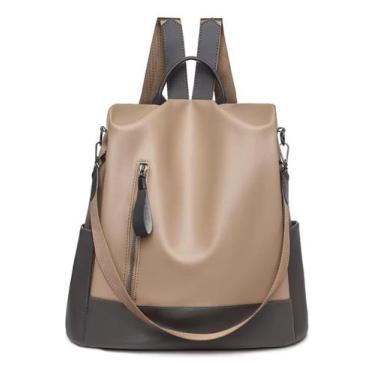 Imagem de Mochila Feminina Couro Pu Moda Passeio Executiva Bolsa Linda - Alwy