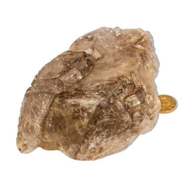 Imagem de 01 Elestial Jacaré Pedra Natural 600 a 700g 9 a 15cm Tipo A - Cristais